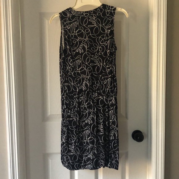 Sleeveless dress with elastic waist Sz 0 - Picture 3 of 4